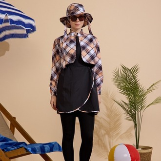Kadın Tesettür Mayo 5'li Set Yarım Kapama Fermuarlı. 1.599,00 TL