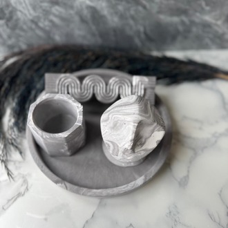 Grey Büst Set