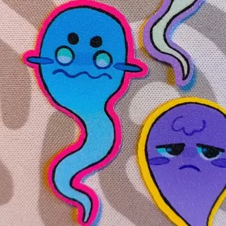 Peak: Ölü Ruhlar - 3'lü Simli Sticker Seti