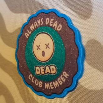 Peak: Always Dead Club Member - Simli Sticker