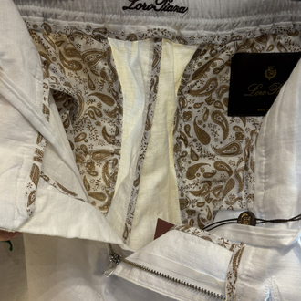 Loro Piana %100 Keten şort