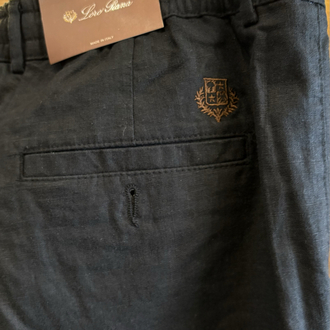 Loro Piana %100 keten şort 