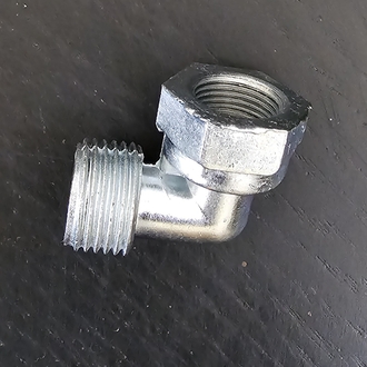 100 Adet 1/4" Doğalgaz Ocak Dirseği (90° L Bağlantı)