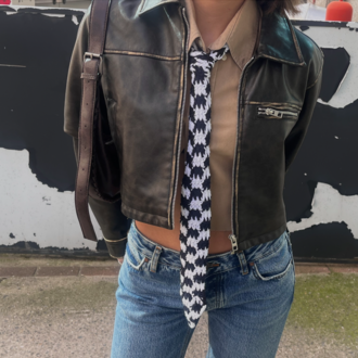 Checkered Tie