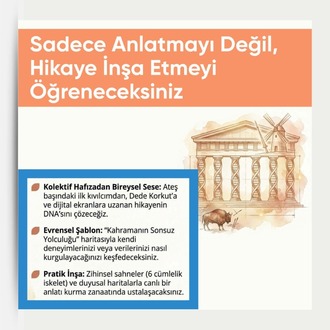 Hikaye Anlatıcılığı ve Hikayeleştirme Eğitimi 29 Nisan-06 Mayıs-13 Mayıs Çarşamba