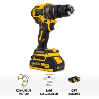 10mm Yellow Kömürsüz Vidalama