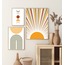 Moon and Soon Set of 3 Poster Design