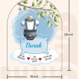 Kişiye Özel Erkek ve Kız Bebeklere Özel Tasarım - Özelleştirilebilir Kıyafetli Bebek Model