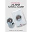Yeni Doğan Bebek İçin Hoş Geldin Magnet – Yuvarlak Açacaklı Fotoğraf Baskılı