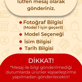 Kişiye Özel Düğün Karşılama Panosu 50x70 cm Dekota Pano | Model ve Stand Seçenekli