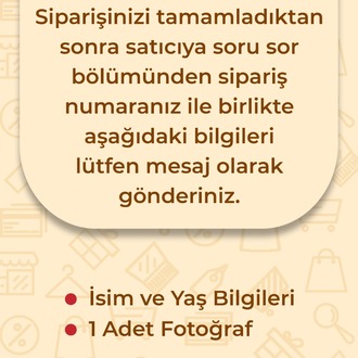 Kişiselleştirilebilir Doğum Gününe Özel Şeffaf Pleksi Magnet – Sevimli Ayıcık Model