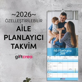 Kişiselleştirilebilir Aile Planlayıcı Takvimi - Fotoğraf Baskılı Planlayıcı Takvim