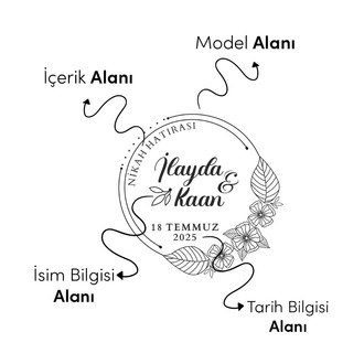 Kişiselleştirilebilir Metal Kutu - Söz, Nişan, Nikah, Düğün Hatırası,Hediyelik Kutu