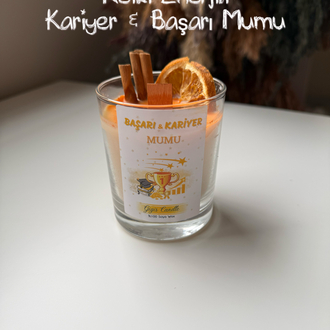 ✨KAMPANYADA ✨ Başarı&Kariyer Reiki Niyeti Mumu