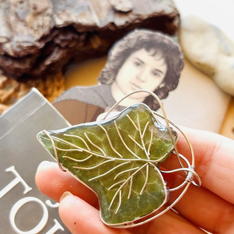 Lórien Leaf Broş