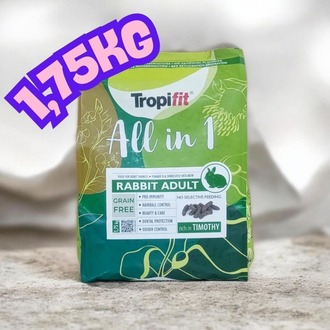 Tropifit All In 1 Rabbit Adult Pelet Yem (1,75 KG)– Yetişkin Tavşan Yemi