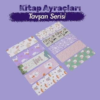 Tavşan Serisi Kitap Ayraçları