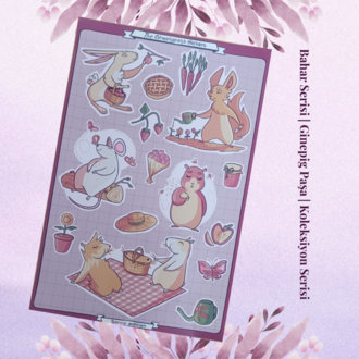 Ginepig Paşa Sticker – Bahar Koleksiyonu