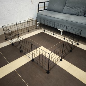 2. Versiyon 14 Panelli Ginepig Yaşam Alanı (134x101x34Cm)