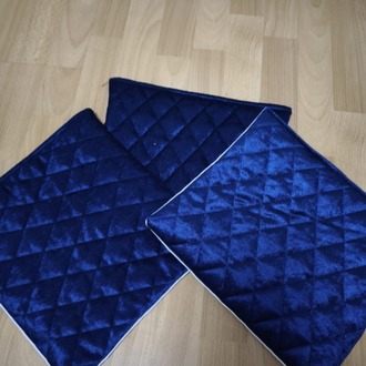 Koyu Mavi Çiş Pedi Üçlü Set  25x25 Cm