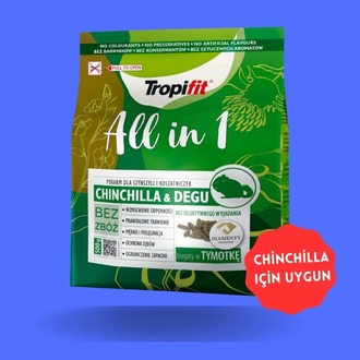 Tropifit All In 1 CHİNCHİLLA&DEGU Pelet Yem (500 Gr)