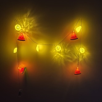 10'lu Meyve Model Dekoratif Yaşam Alanı LED Işık (Portatif)