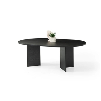 Orta sehpa oval sabit oscar model 80x130 cm