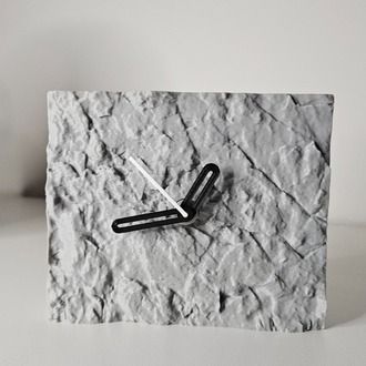 Stone Masa Saati (Gri)