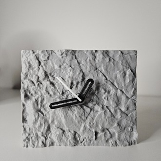Stone Masa Saati (Gri)
