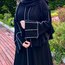 Kristal Taşlı Özel Abaya Takım + Şal
