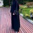 Kristal Taşlı Özel Abaya Takım + Şal