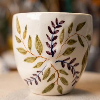 Botanical Stoneware Bardak