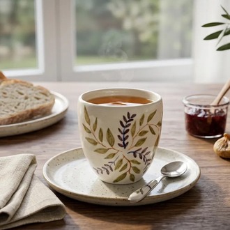 Botanical Stoneware Bardak
