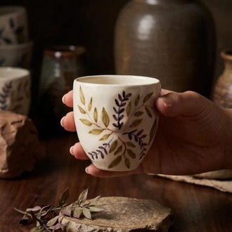 Botanical Stoneware Bardak
