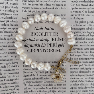 Sedef Çiçek İnci Bileklik