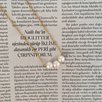 Üç İnci Kolye