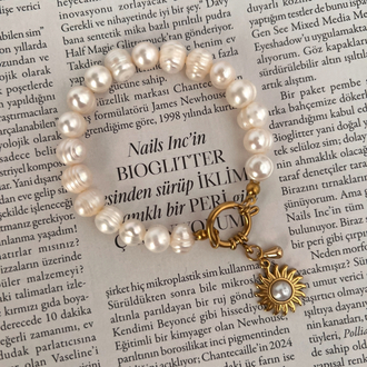 Pearl Sun Gemici Kilit İnci Bileklik
