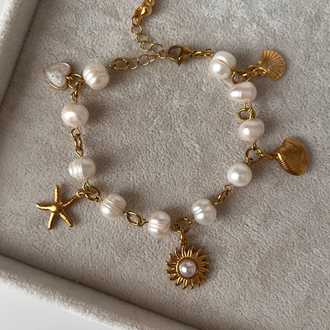 Ocean Pearl Charm İnci Bileklik