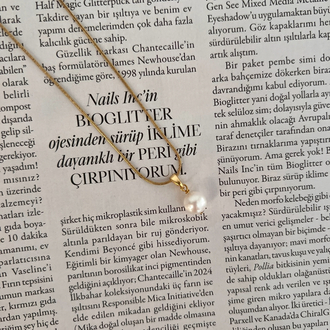 Yılan Zincir İnci Kolye