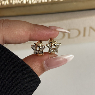 Gold Yıldız Küpe | Xuping