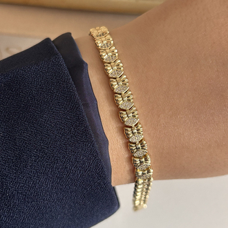Gold Kurdele Bileklik | Xuping 