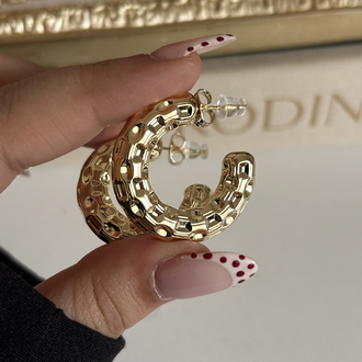 Gold Halka Küpe | Xuping 