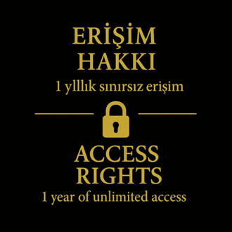 12 AY erişim/ 12 Months Access