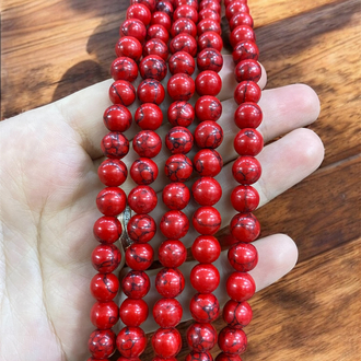 Kırmızı Doğaltaş kolye