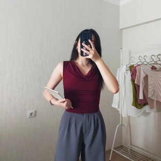 Degaje Bordo Bluz 