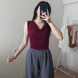 Degaje Bordo Bluz 