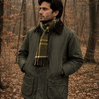 BARBOUR ORİJİNAL YAĞLI DERİ MONT 001