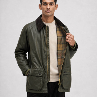 BARBOUR ORİJİNAL YAĞLI DERİ MONT 001