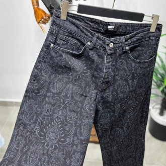 YENİ SEZON - KOT PANTOLON DESENLİ