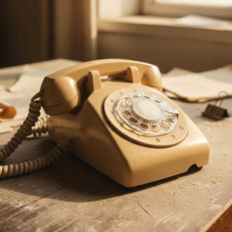 Nostaljik Çevirmeli Telefon | Orijinal PTT Dönemi